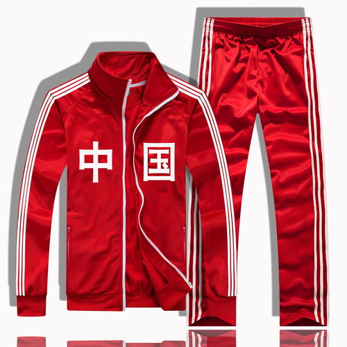 复古梅花牌中国运动服男士卫衣情侣开衫儿童春秋款女士运动衣套装